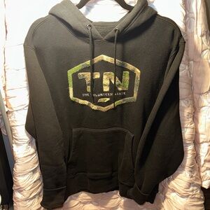 State of Mind Black Hoodie with Green Logo